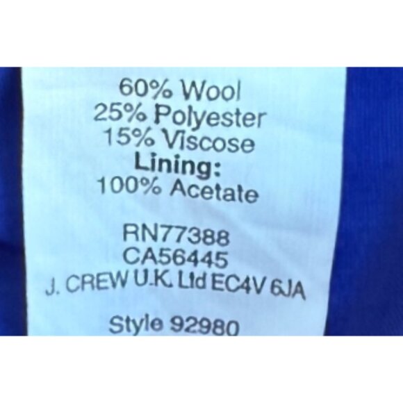 J Crew Classic lady day coat in Italian double-cloth wool - Picture 5 of 7